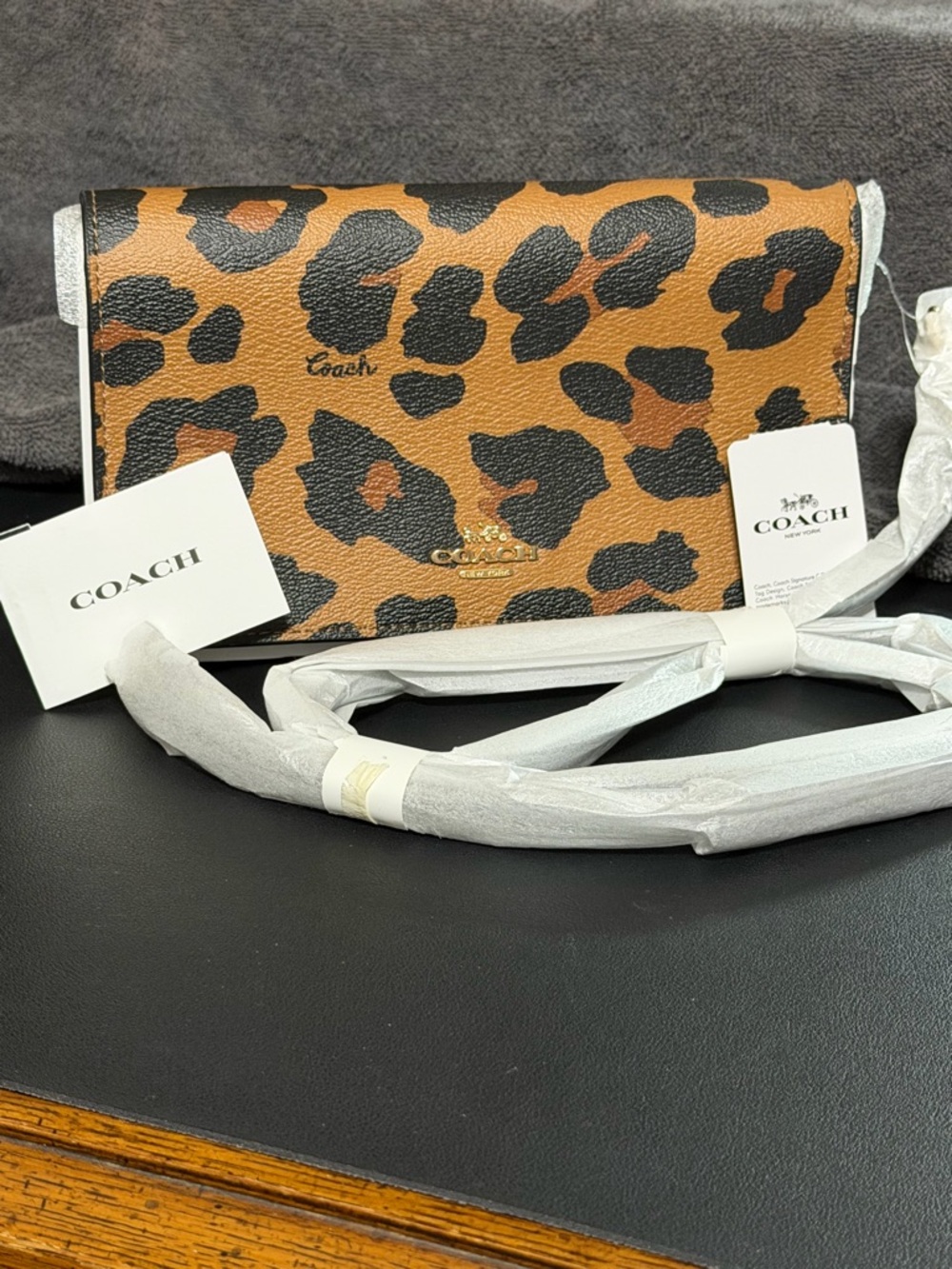 NWT COACH ANNA FOLDOVER CROSSBODY/CLUTCH